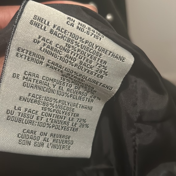 Black faux  leather jacket - Picture 5 of 6